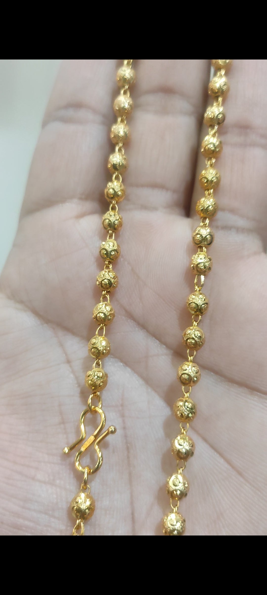 Gold Forming 25 Mg 30 Inch 4 mm 25 Gram Matarmala Chain By Chokerset CHWA9002