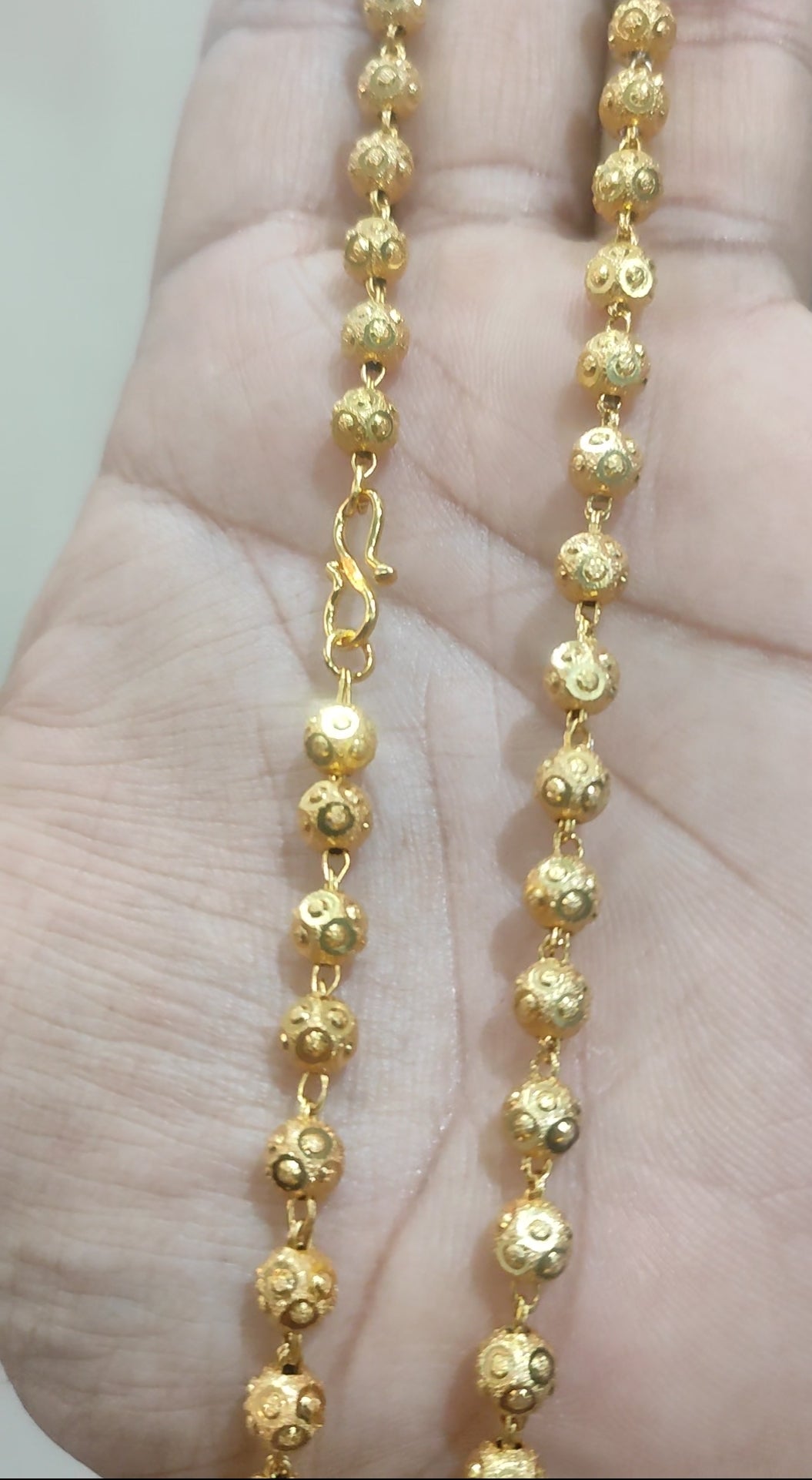 Gold Forming 25 Mg 30 Inch 5 mm 25 Gram Matarmala Chain By Chokerset CHWA9005