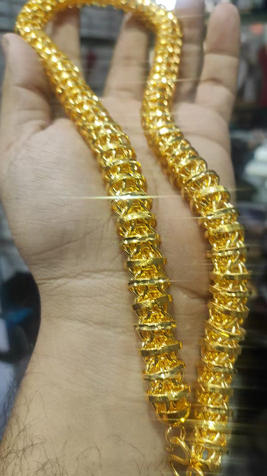 Gold Forming 200 Mg 21 Inch 14 mm 175 Gram Big Chain By Chokerset CHWA0057