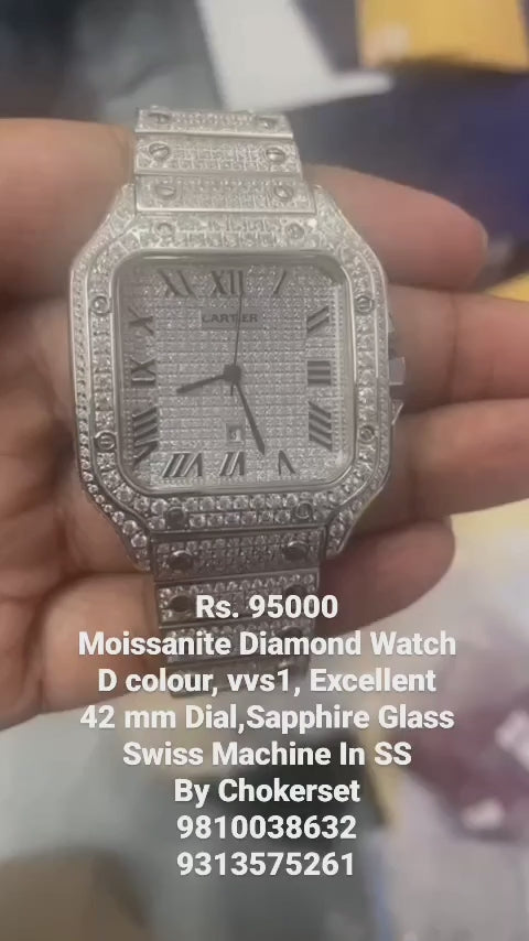 Moissanite Watch By Chokerset CHO80022