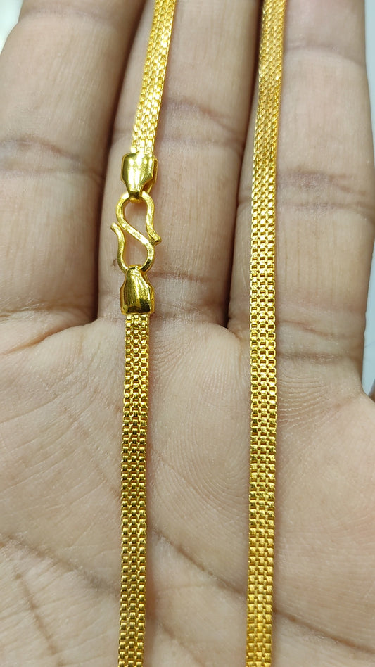 Chain 24 inch 10 Gram 200 MG 3.5 MM Gold Forming Chain from chokerset Jewelshingar 24103502