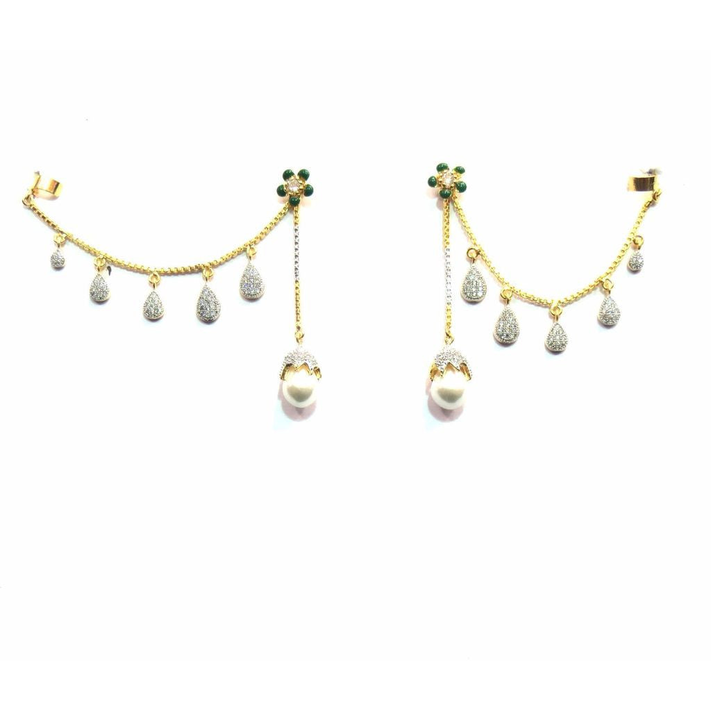 Jewelshingar Jewellery American Diamond Earrings For Women ( 11556-ead ) - JEWELSHINGAR