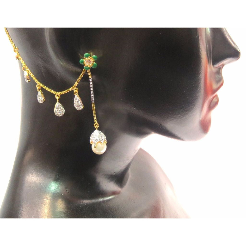 Jewelshingar Jewellery American Diamond Earrings For Women ( 11556-ead ) - JEWELSHINGAR
