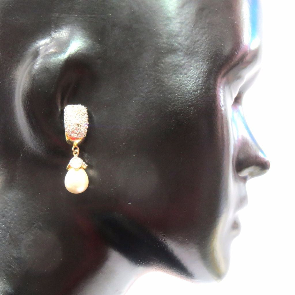 Jewelshingar Jewellery American Diamond Earrings For Women ( 11752-ead ) - JEWELSHINGAR