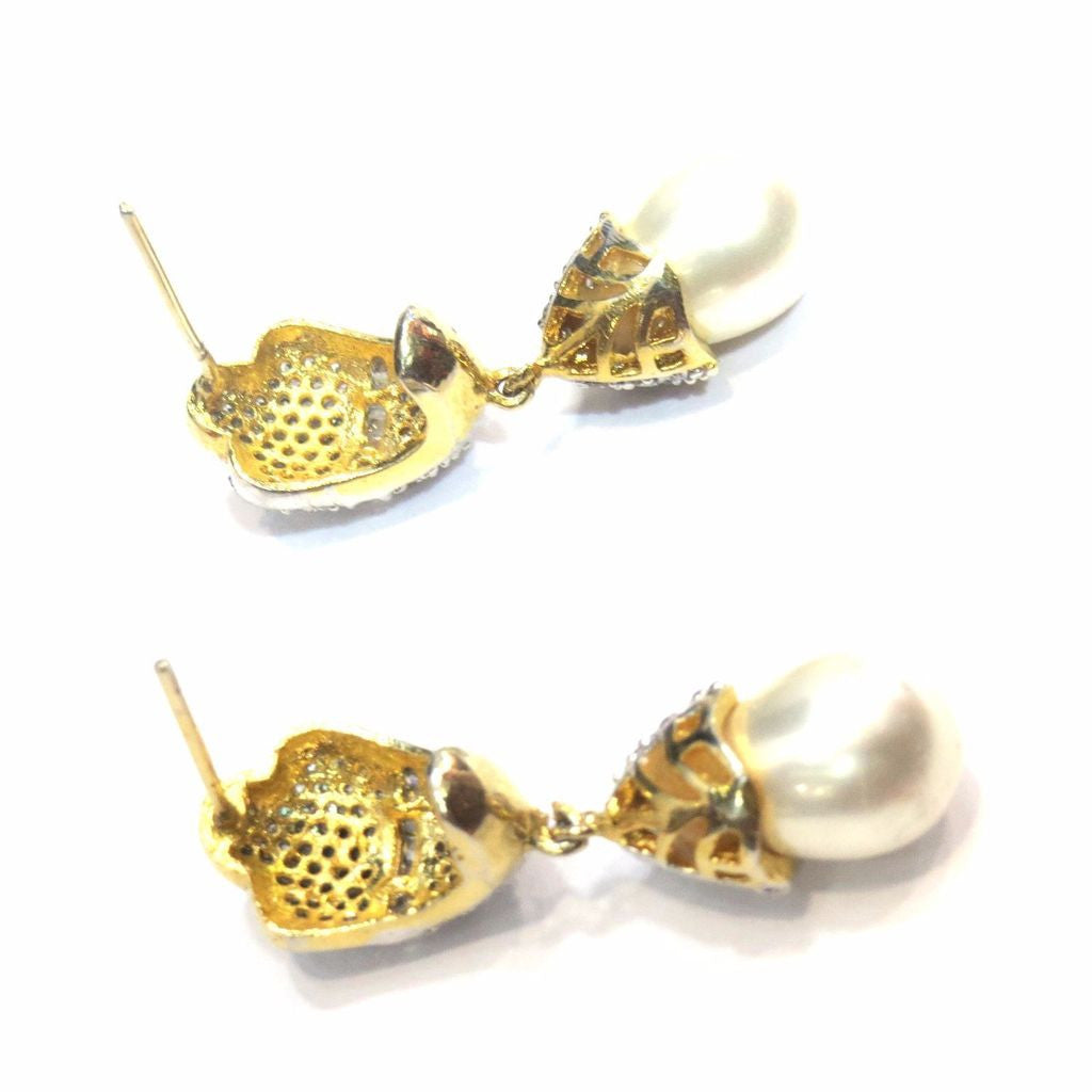 Jewelshingar Jewellery American Diamond Earrings For Women ( 11815-ead ) - JEWELSHINGAR