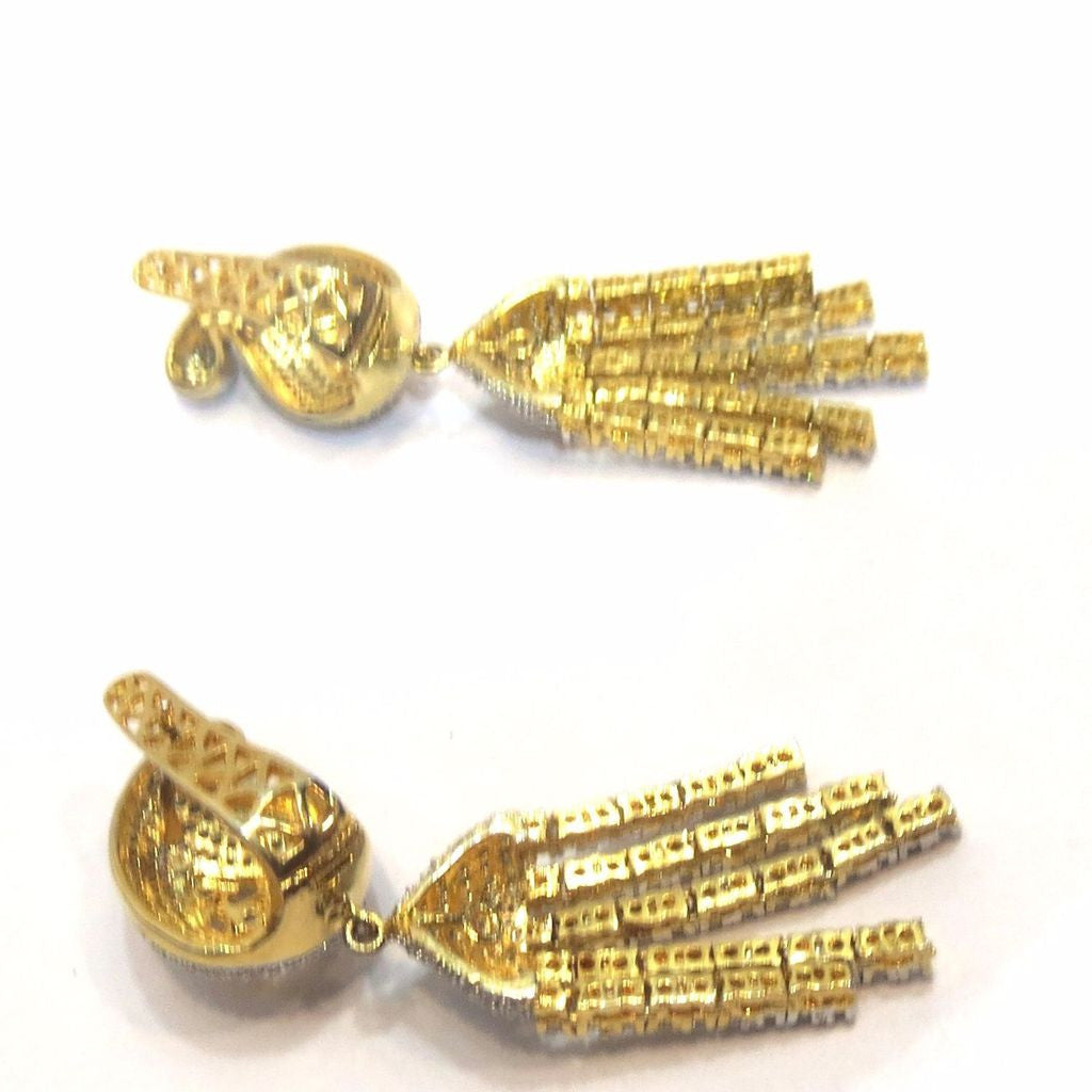 Jewelshingar Jewellery American Diamond Earrings For Women ( 11840-ead ) - JEWELSHINGAR