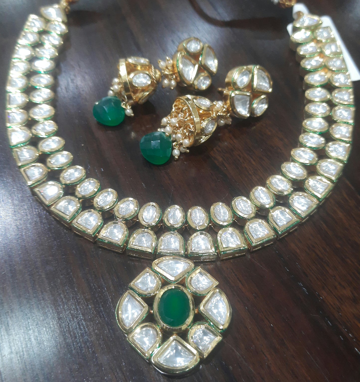 Jewelshingar Fine polki Kundan Jewellery Set for Women