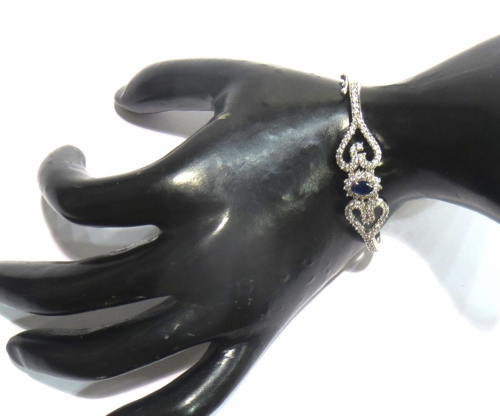 Jewelshingar Jewellery Shingar Jewellery Silver Plated Bracelets For Women ( 39734-bcad )