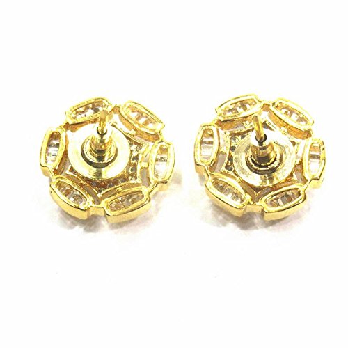 Jewelshingar Jewellery Diamond Looking Stud Earrings For Women ( 39263-ead-studds-plain )