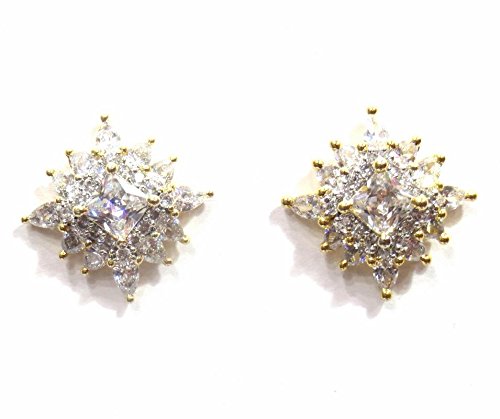 Jewelshingar Jewellery Diamond Looking Stud Earrings For Women ( 39228-ead-studds-plain )