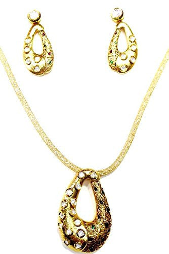 Jewelshingar Women's Gold-Plated Choker Kundan Necklace Jewellery ( 3730-acs-a ) - JEWELSHINGAR