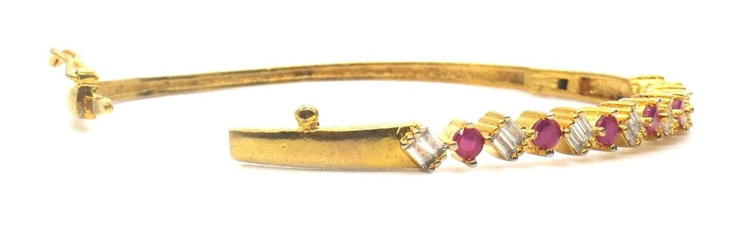Jewelshingar Jewellery Shingar Jewellery Silver Gold Plated Bracelets for Women (45309-bcad)