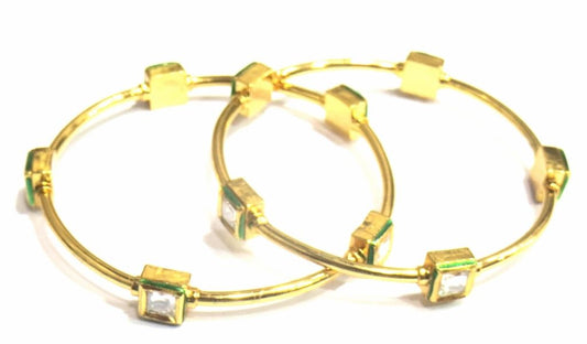 Jewelshingar Jewellery Shingar Jewellery Gold Plated Bangles For Women ( 43502-acb-2.2 )