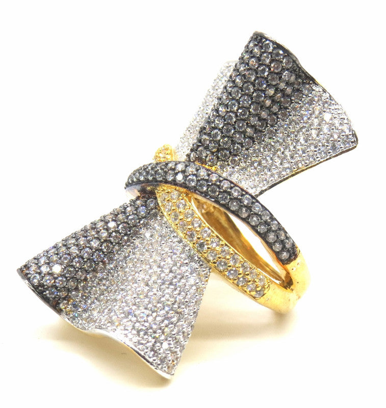 Jewelshingar Jewellery Fine American Diamond Silver Ring ( 45693-ring )