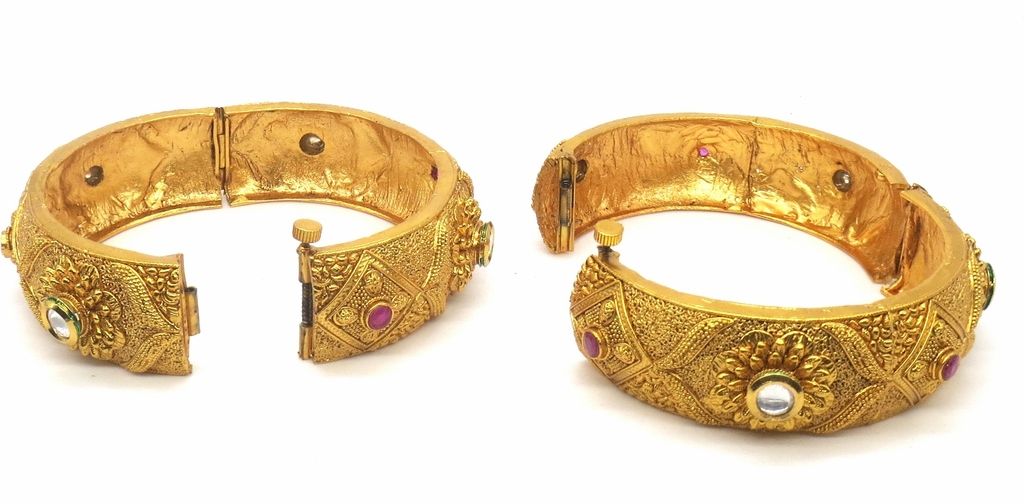 Jewelshingar Jewellery Shingar Jewellery Antique Plated Bangles For Women ( 45905-m-2.2 )