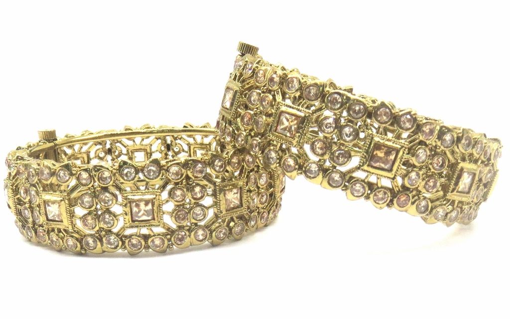 Jewelshingar Jewellery Shingar Jewellery Antique Plated Bangle Set For Women ( 47524-m-2.6 )