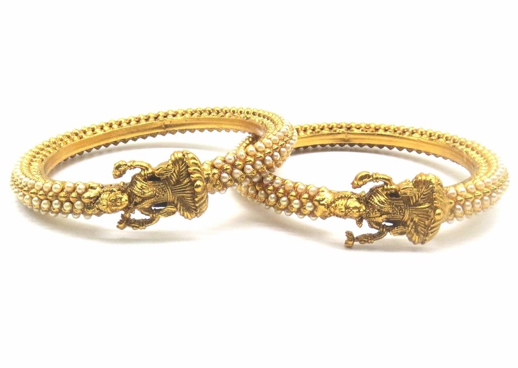 Jewelshingar Jewellery Shingar Jewellery Antique Plated Bangle Set For Women ( 47530-m-2.4 )