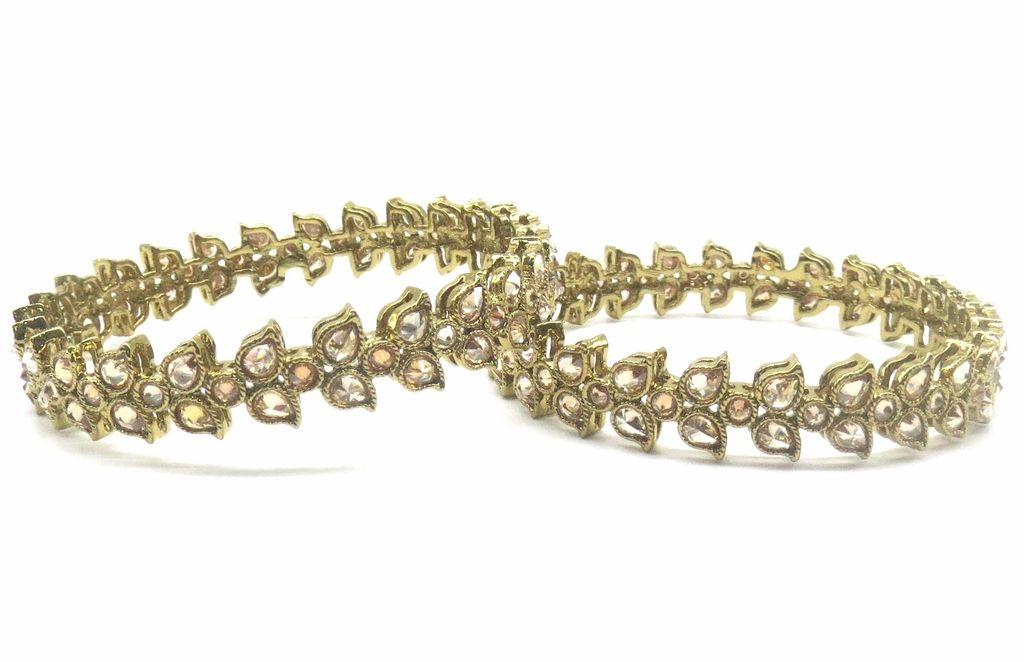 Jewelshingar Jewellery Shingar Jewellery Antique Plated Bangle Set For Women ( 47532-m-2.8 )