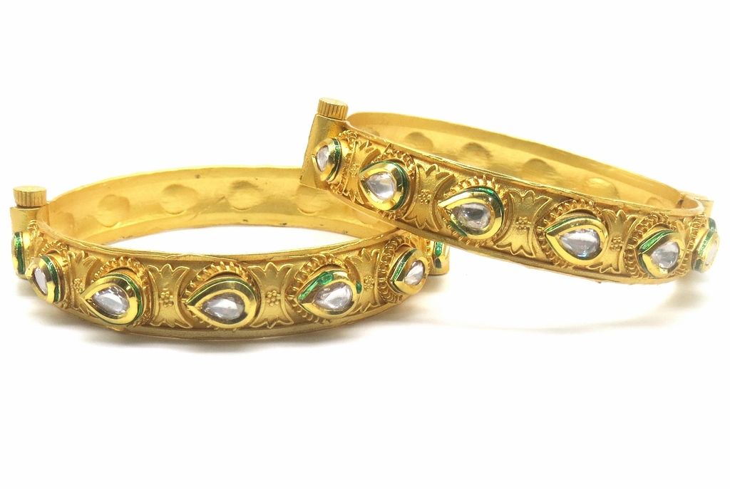 Jewelshingar Jewellery Shingar Jewellery Gold Plated Bangle Set For Women ( 47533-m-2.4 )