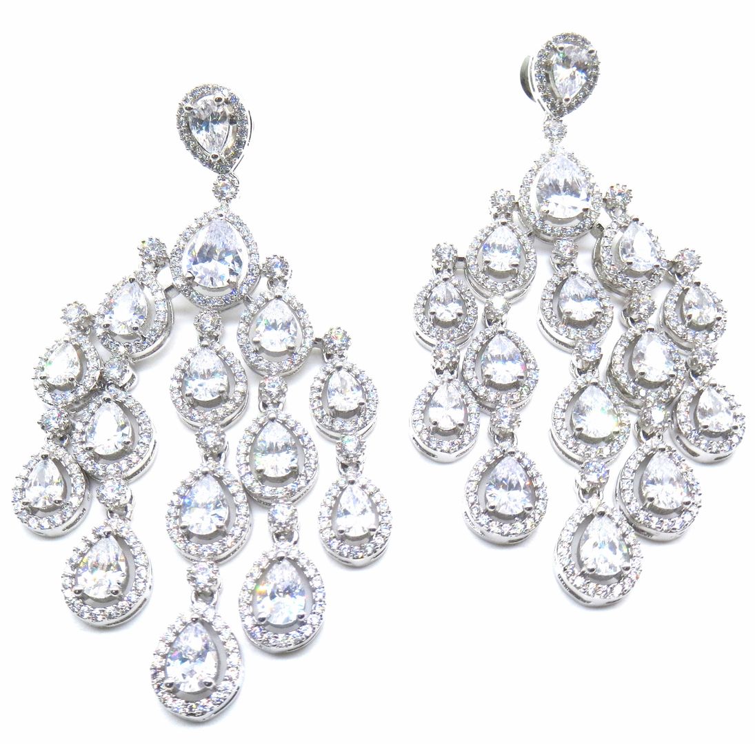 Jewelshingar Jewellery Fine Rhodium Jhumki Earrings For Women ( 51183EAD )