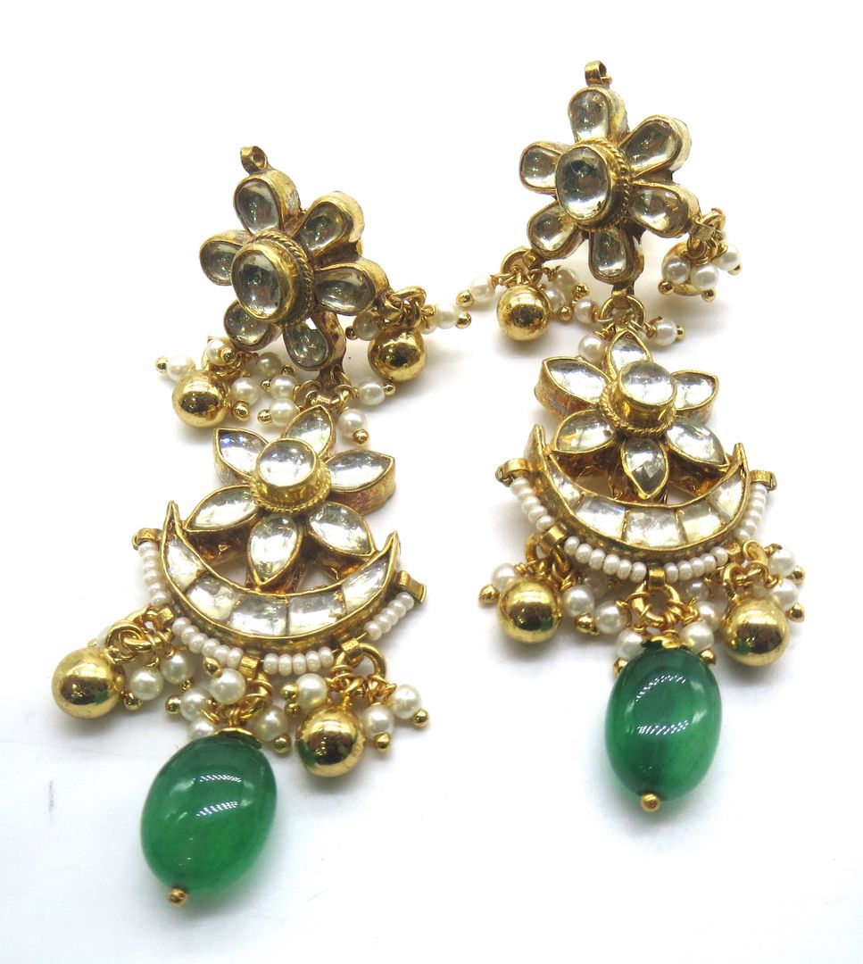 Jewelshingar Jewellery Fine Gold Jhumki Earrings For Women ( 51659ACE )