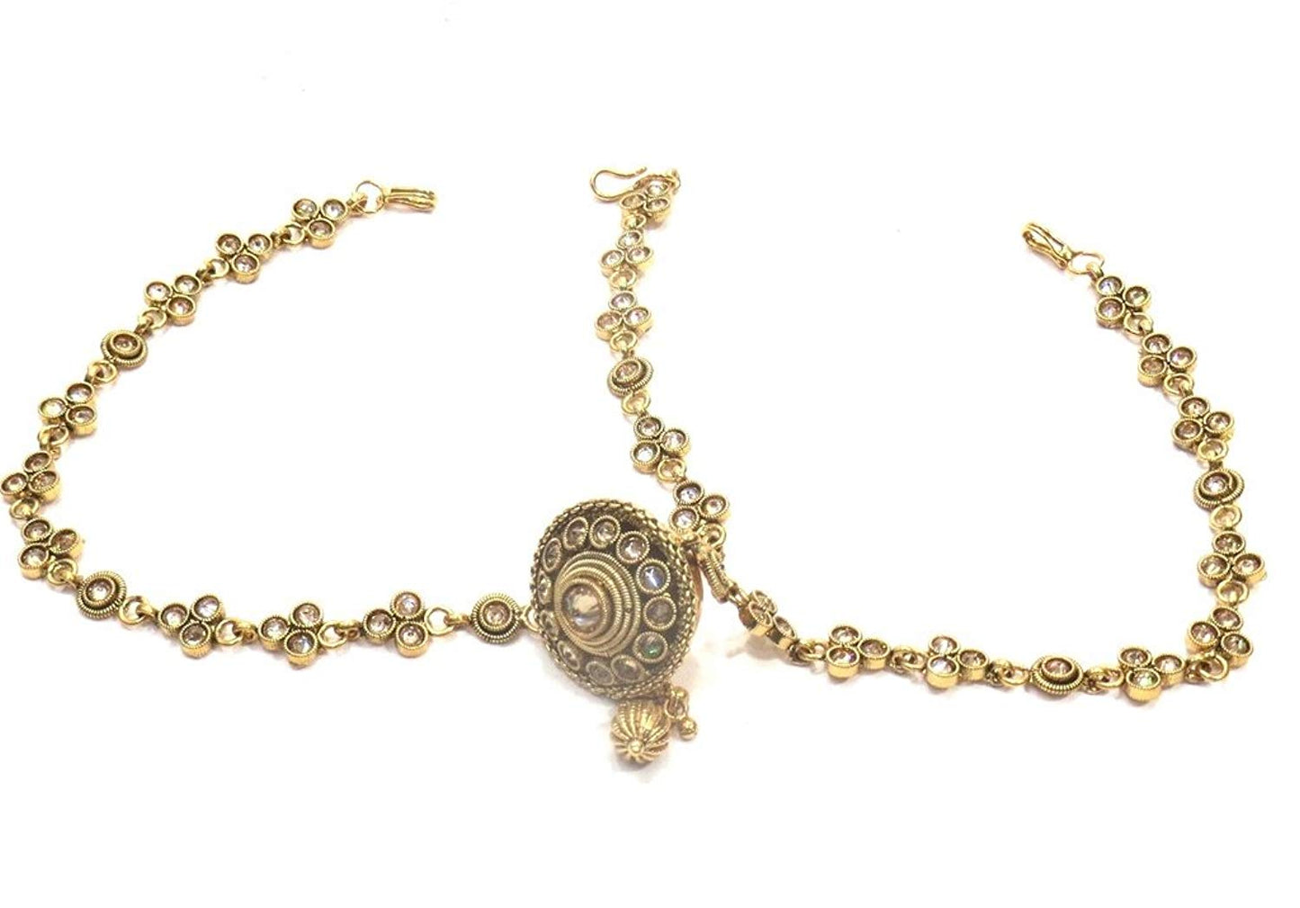 Jewelshingar Jewellery Fine Gold Plated Maangtikka Maathapatti For Women ( 35432-maangtikka-maathapatti )