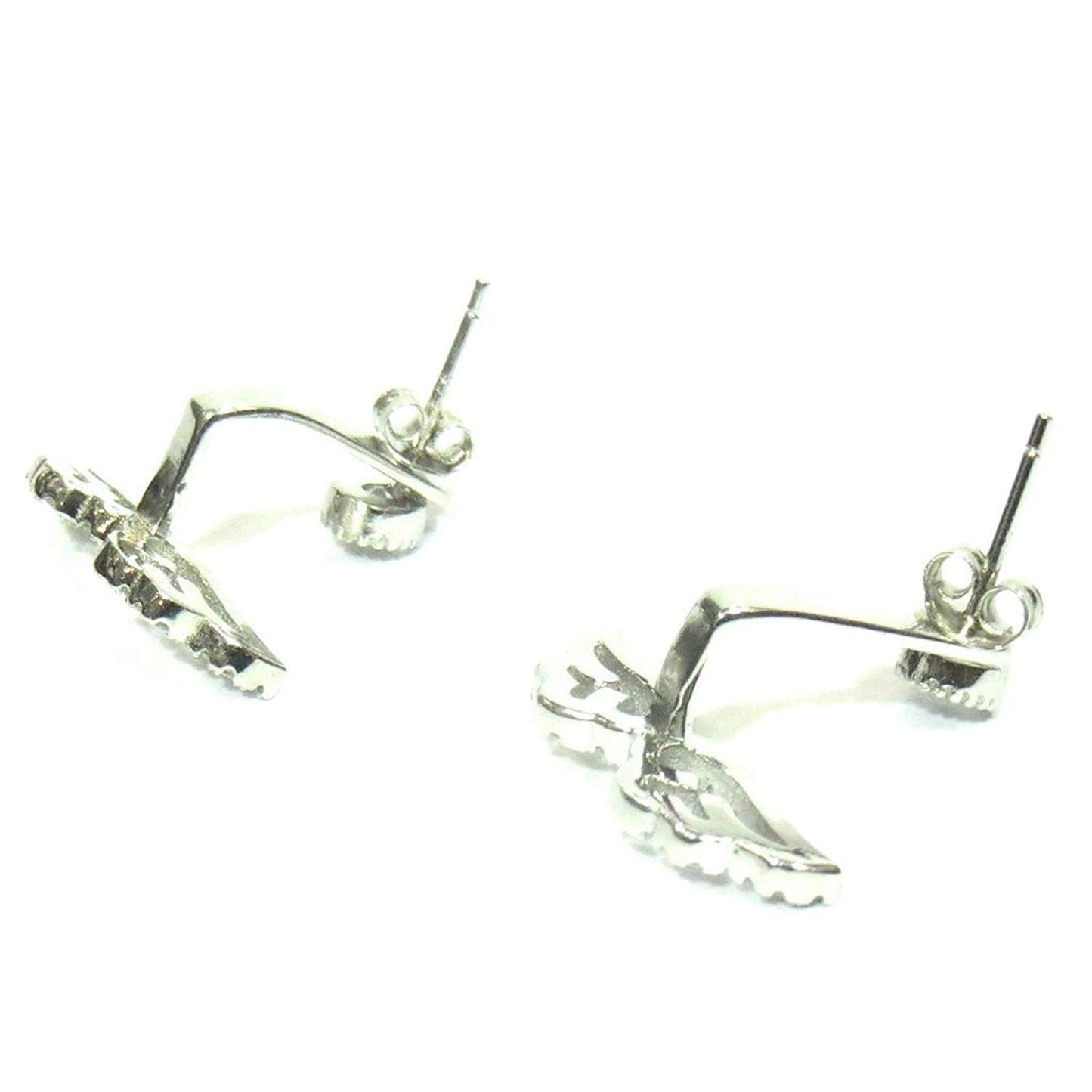 Jewelshingar Jewellery Exclusive 92.5 Sterling Silver Earrings For Girls ( 26727-ssec )