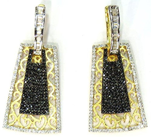 Jewelshingar Women's Diamond Looking Earrings Black Jewellery ( FA4990 ) - JEWELSHINGAR