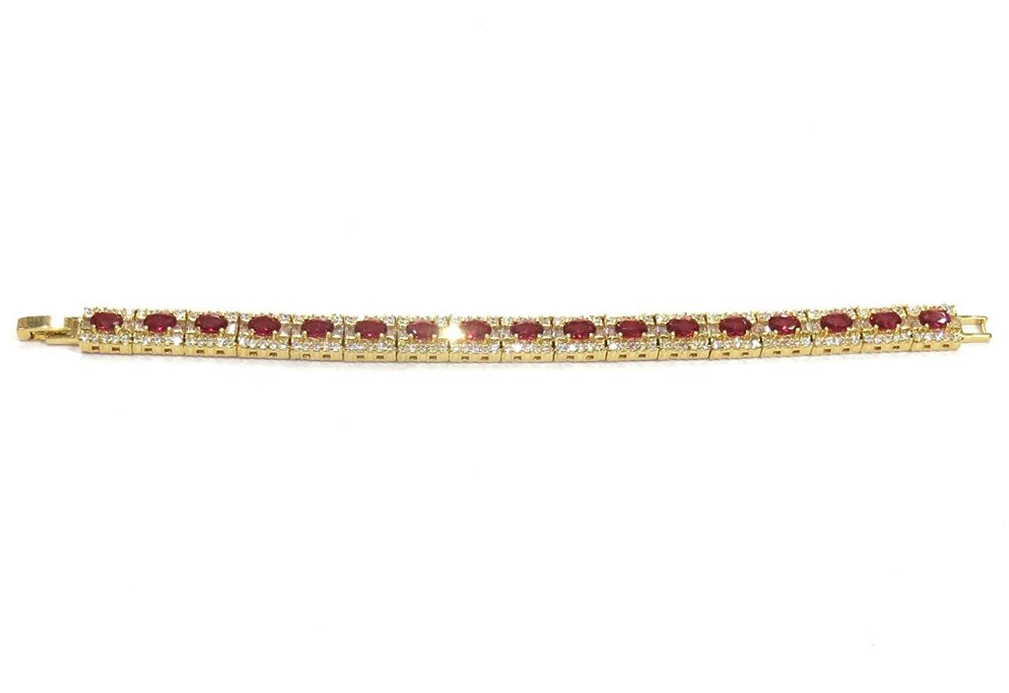 Jewelshingar Jewellery Exclusive Bracelet Chain For Women ( 37392-bcad-cb-ruby )