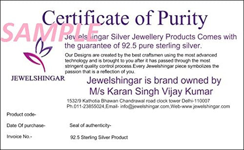Jewelshingar Jewelry Fine 92.5 % Sterling Silver Ring For Women ( 38014-ssr-ruby )