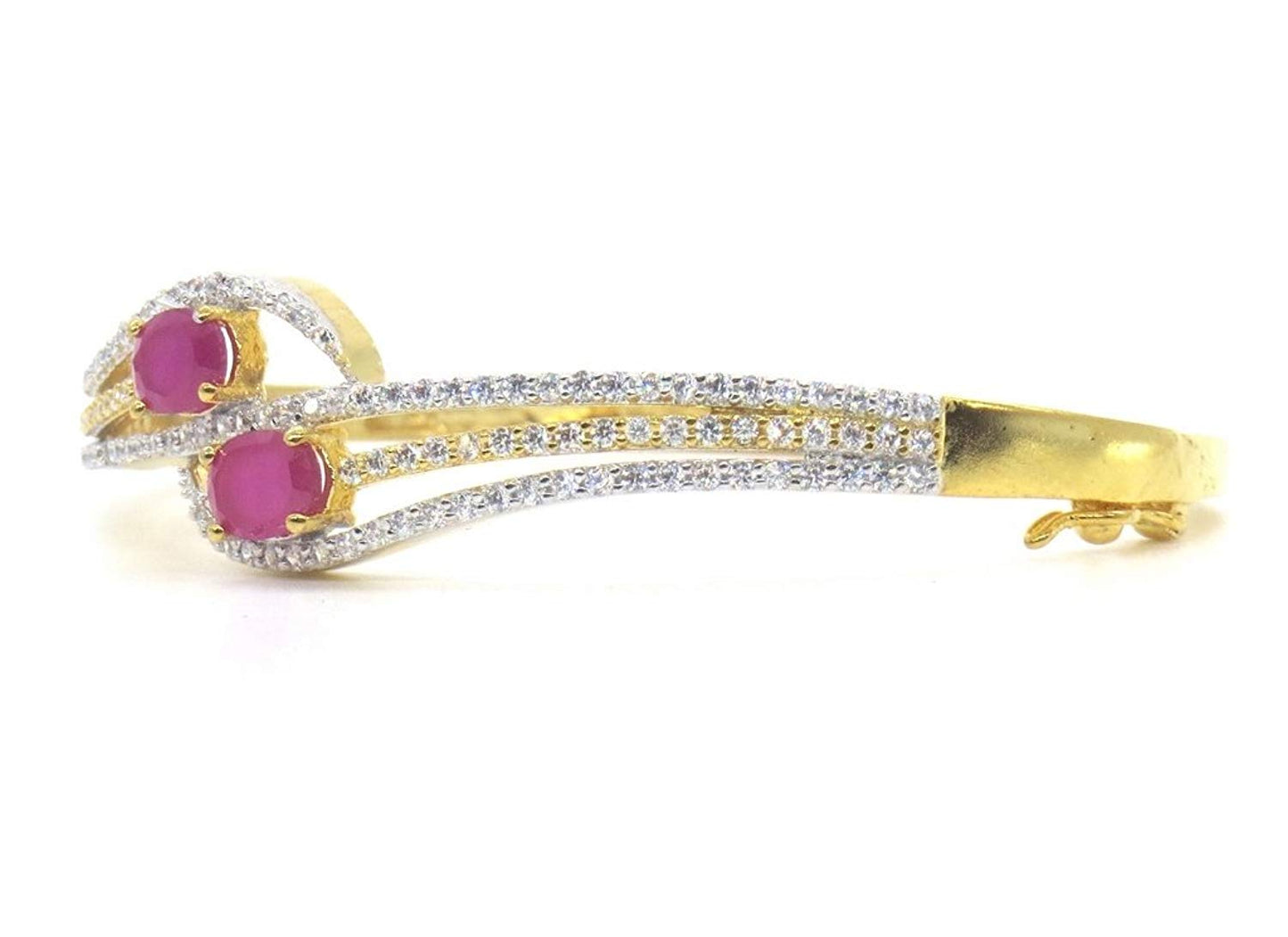 Jewelshingar Jewellery Shingar Jewellery Silver Gold Plated Bracelets for Women (45292-bcad)
