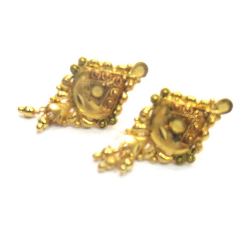 Jewelshingar Jewellery Gold Plated Gold Colour Earrings For Women (42816-pe-bandhel)