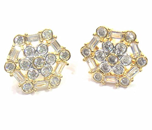 Jewelshingar Jewellery Diamond Looking Stud Earrings For Women ( 39315-ead-studds-plain )