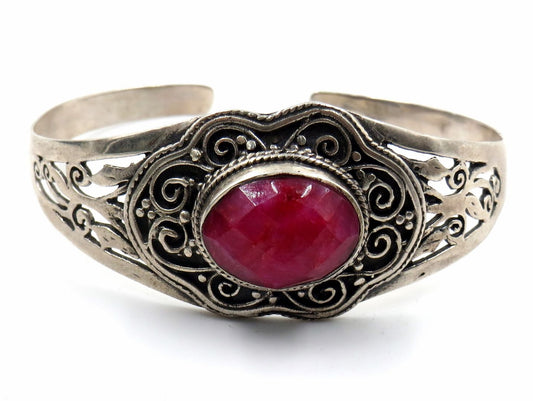 Jewelshingar Jewellery Ruby Bracelet For Women ( 52134SBR )