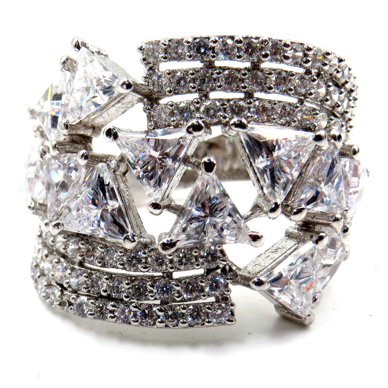 Jewelshingar Jewellery Fine 925 Silver Silver Ring ( 52338SSR )