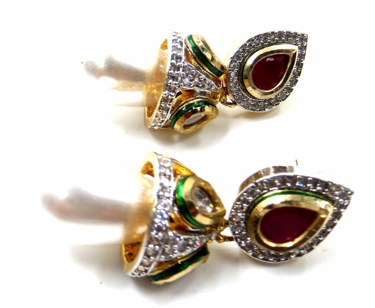 Jewelshingar Jewellery Fine G.J Jhumki Earrings For Women ( 52474EAJ )