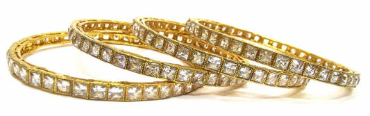 Jewelshingar Antique Gold plated Bangles Set For Women Jewellery ( 5301-m-2.4 ) - JEWELSHINGAR