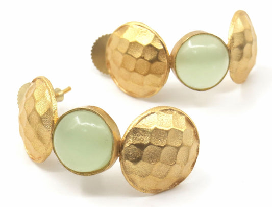 Jewelshingar Jewellery Fine Semi Precious Stone Earrings  ( 53373URVI )