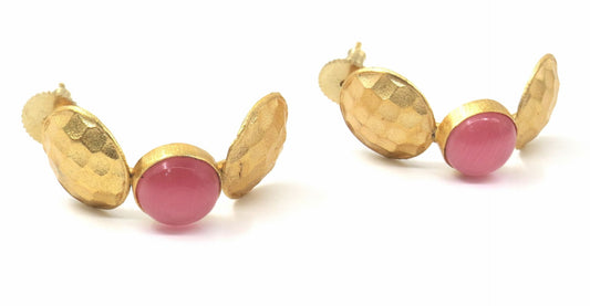 Jewelshingar Jewellery Fine Semi Precious Stone Earrings  ( 53379URVI )