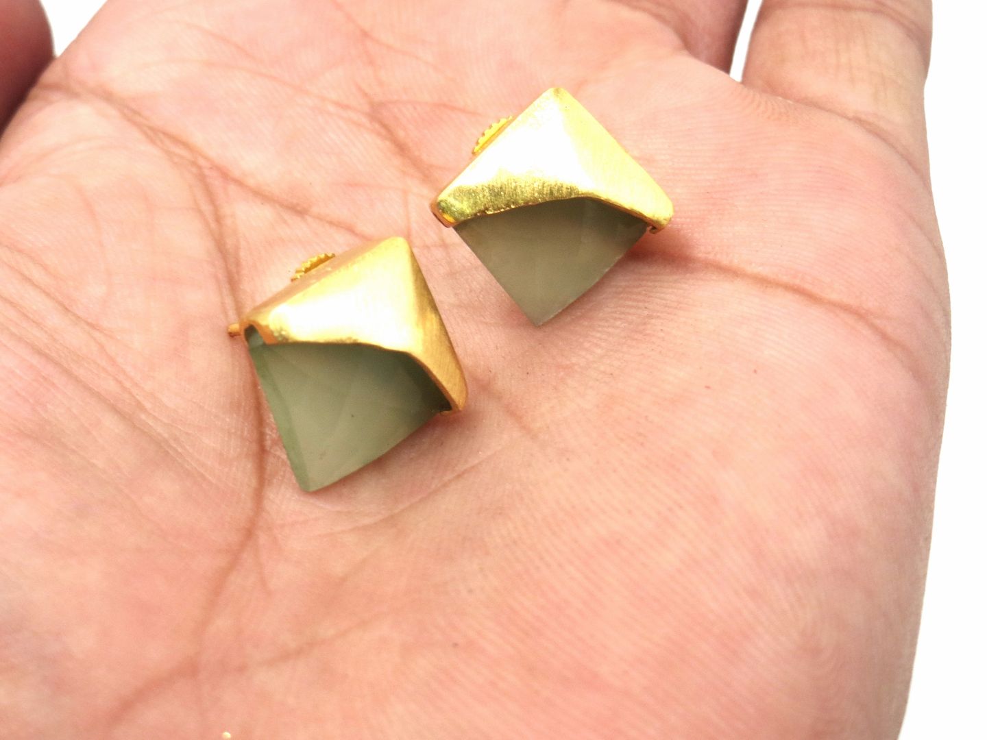 Jewelshingar Jewellery Fine Semi Precious Stone Earrings  ( 53409URVI )