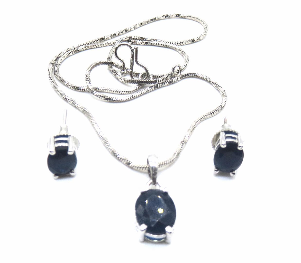 Jewelshingar Jewellery BLUE Colour Pendant Set For Women ( 54492PSD )