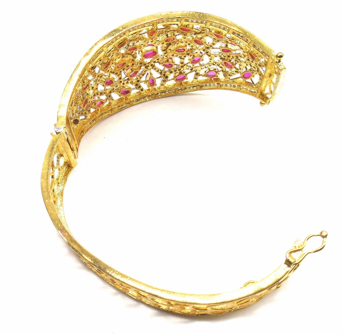 Jewelshingar Jewellery Ruby Bracelet For Women ( 54531BCD )