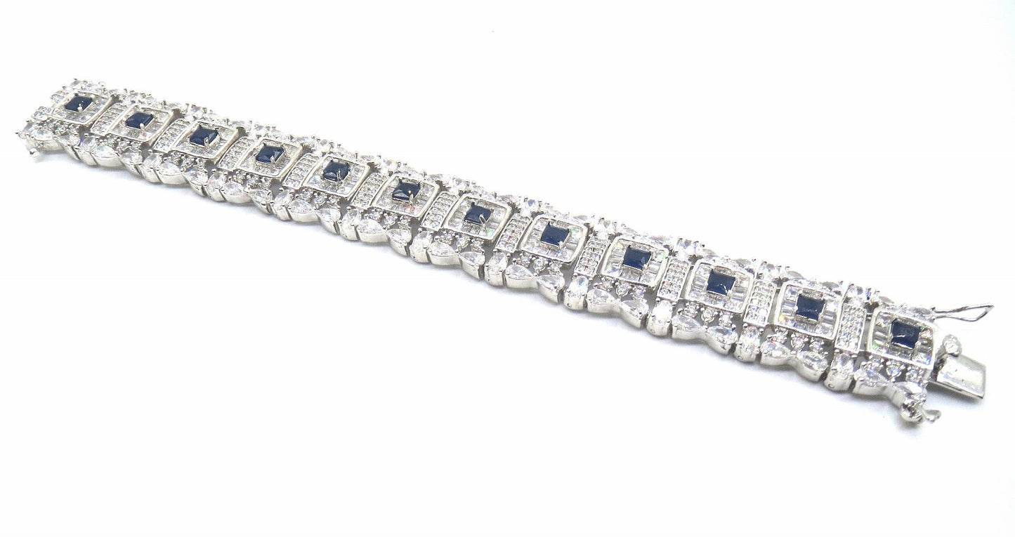 Jewelshingar Jewellery blue Bracelet For Women ( 54609CBD )