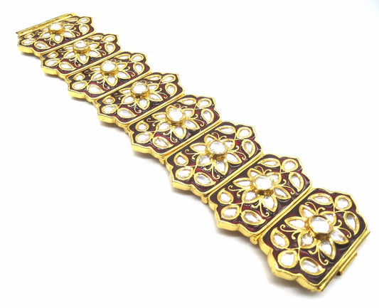 Jewelshingar Jewellery Ruby Bracelet For Women ( 54613CBK )