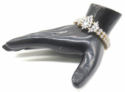 Jewelshingar Jewellery clear Bracelet For Women ( 54621CBD )