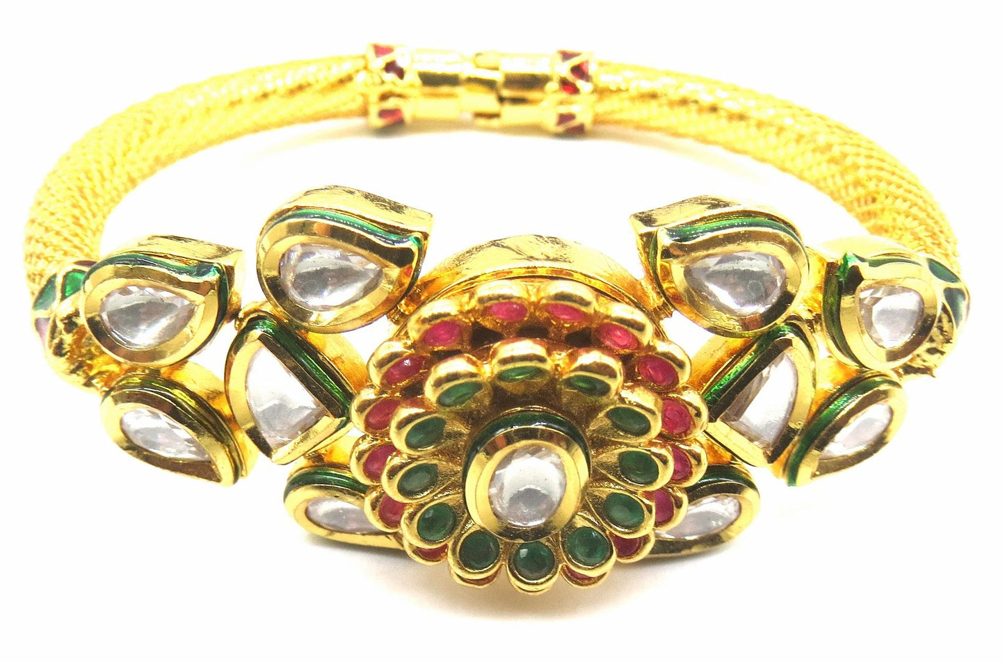 Jewelshingar Jewellery Ruby Bracelet For Women ( 54654ACB )