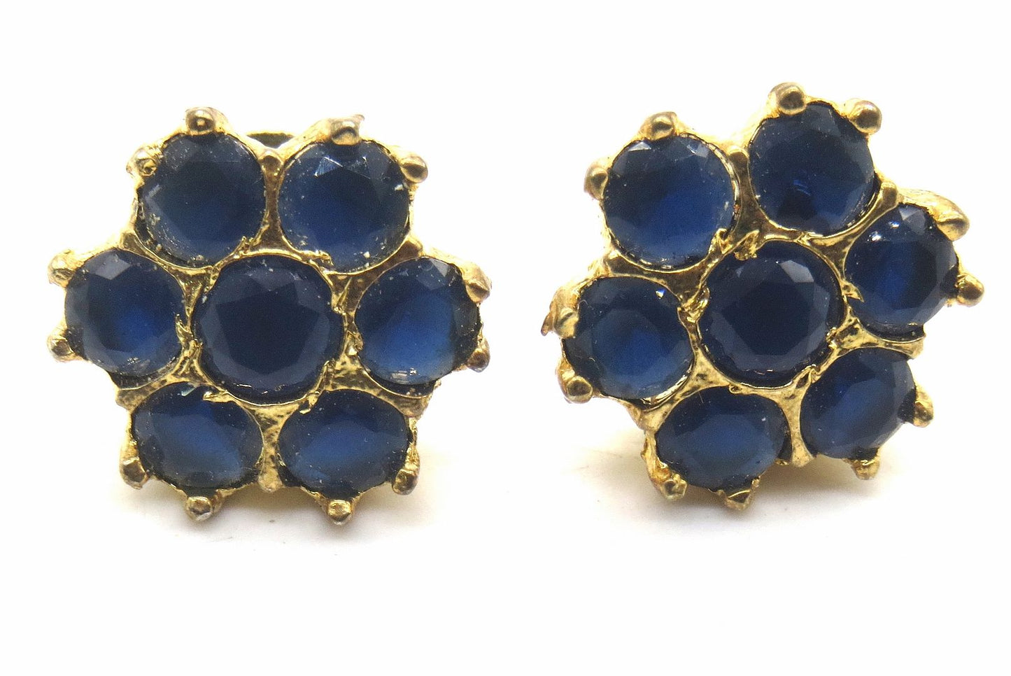 Jewelshingar Jewellery American Diamond PlatedGold Colour Stud Earrings For Women ( 55223GJT )