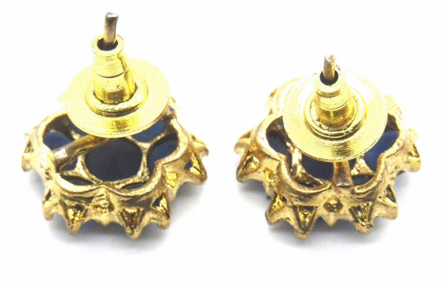 Jewelshingar Jewellery American Diamond PlatedGold Colour Stud Earrings For Women ( 55219GJT )