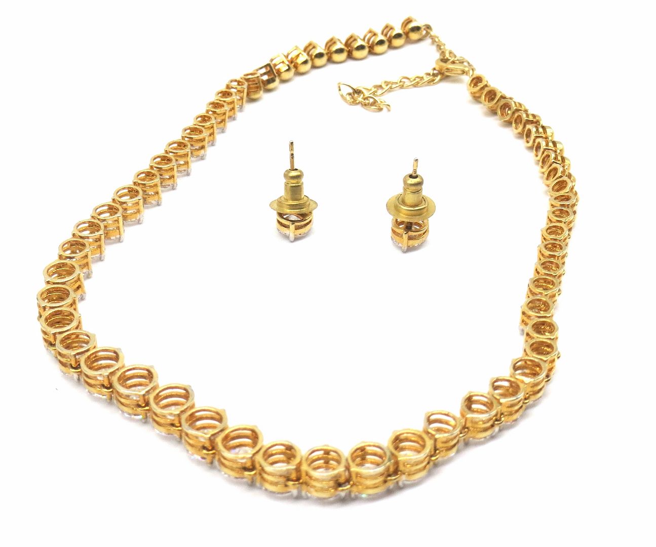 Jewelshingar Jewellery Gold Colour Necklace For Women ( 55942NAS )