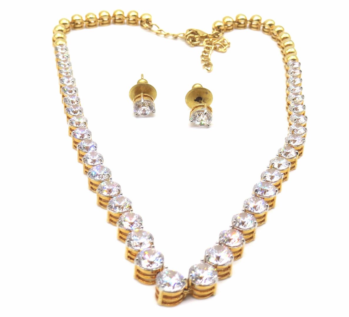 Jewelshingar Jewellery Gold Colour Necklace For Women ( 55942NAS )